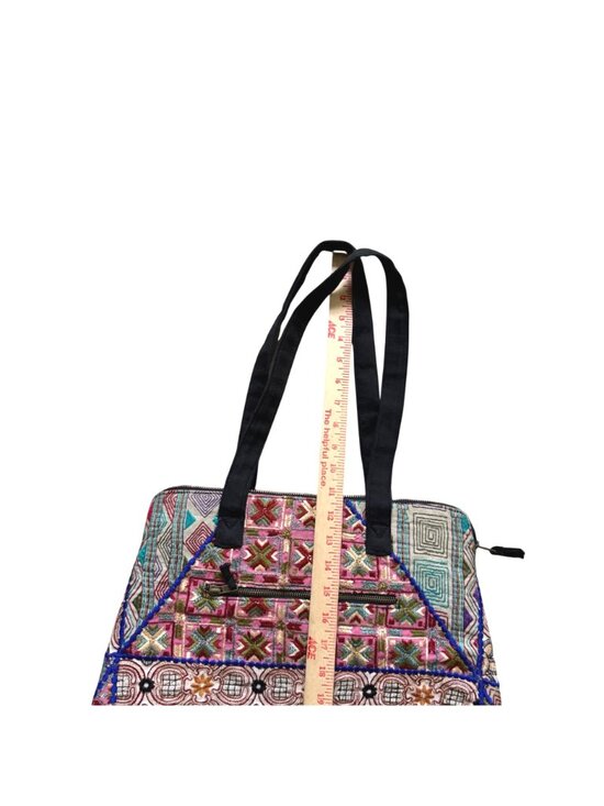 WorldFinds Women\'s Backpack Bag Boho Chic Eclectic Kutch Embroidered Convertible main image 5